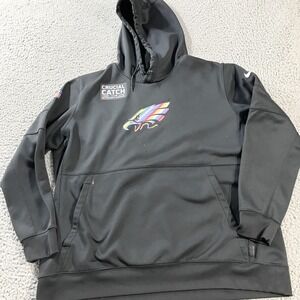 Philadelphia Eagles Hoodie Mens 2XL NFL Football Nike Crucial Catch Dri Fit‎